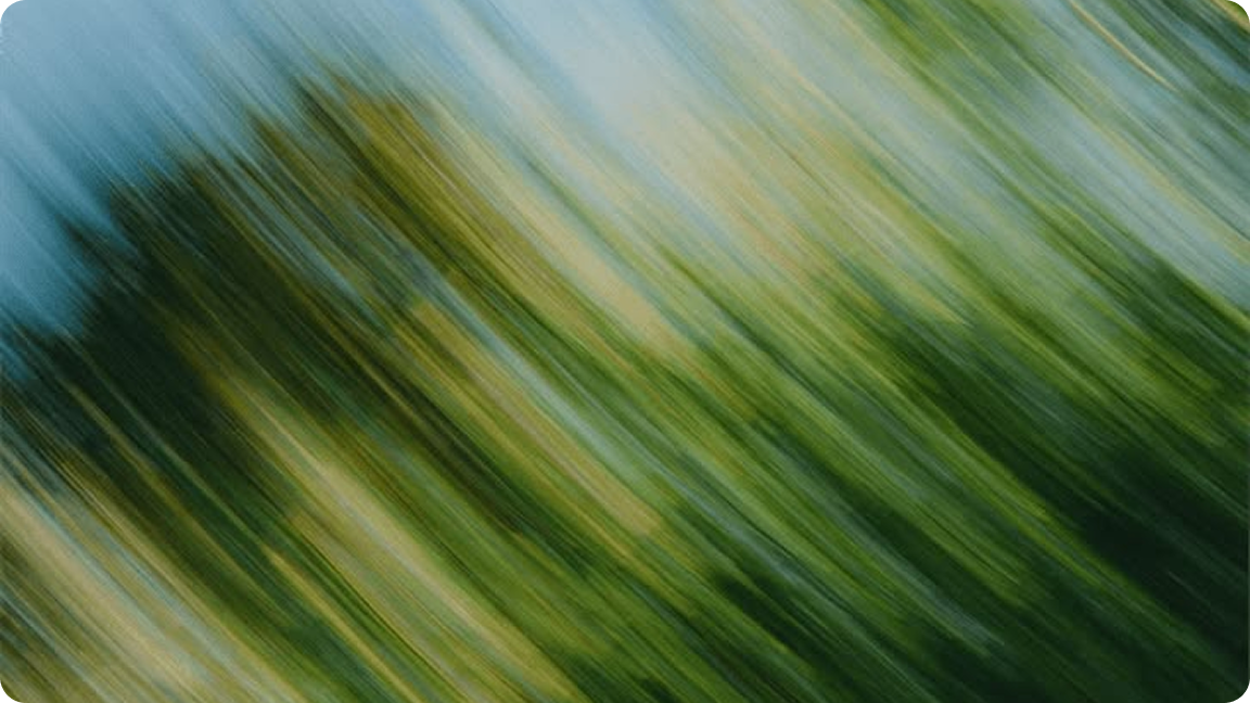 Motion-blurred green field